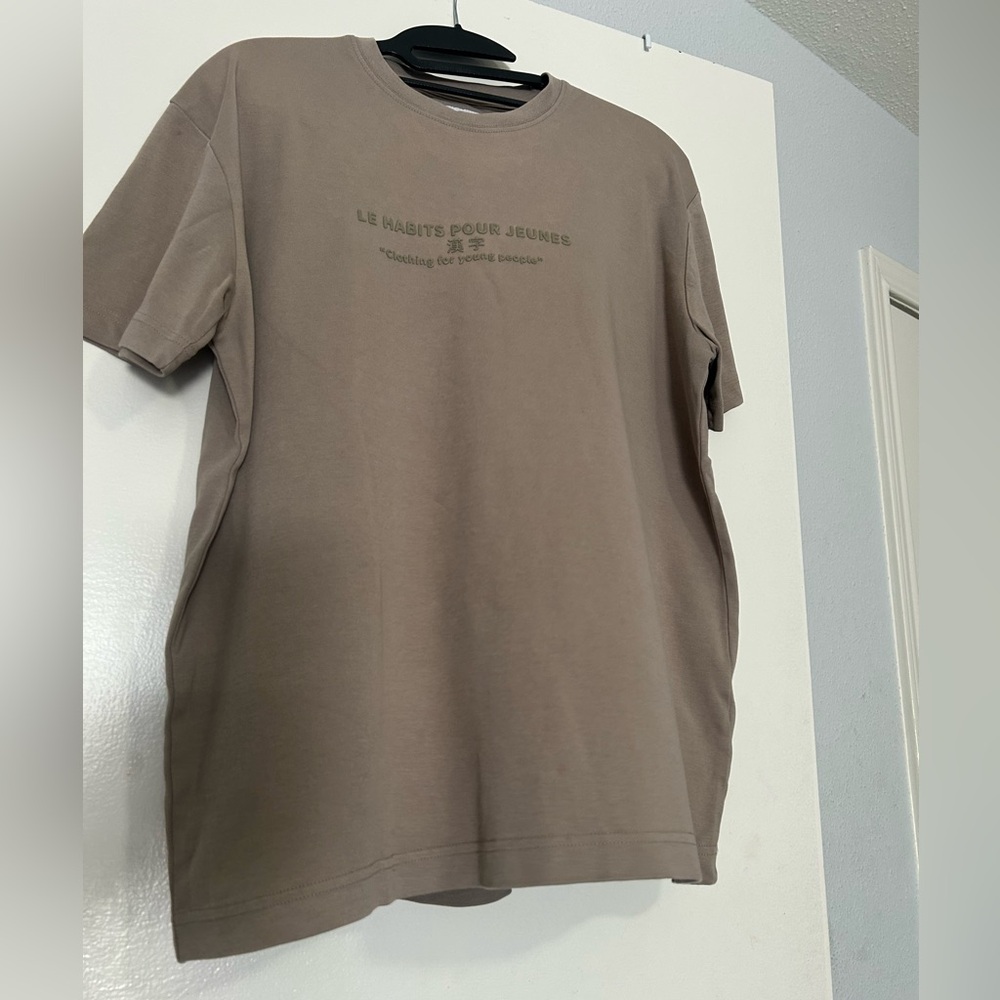 Le Habits Pour Jeunes Men's Brown Tee